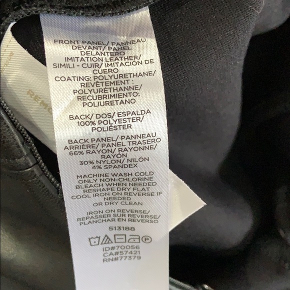 Ann Taylor Faux Leather Leggings - Picture 10 of 10